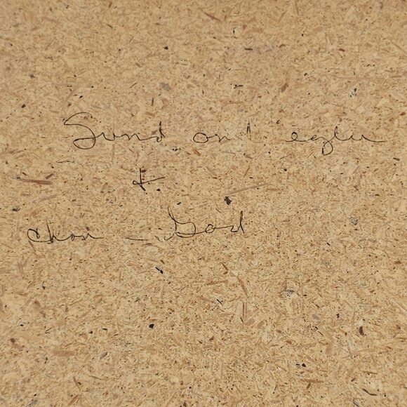 Stella Denetdale Sand Art On Board Sun & Chant God Native American Desi - Picture 6 of 9